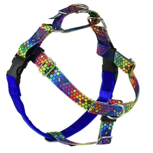 2 Hounds Design Freedom No-Pull Dog Roy G BIV L 28"32""