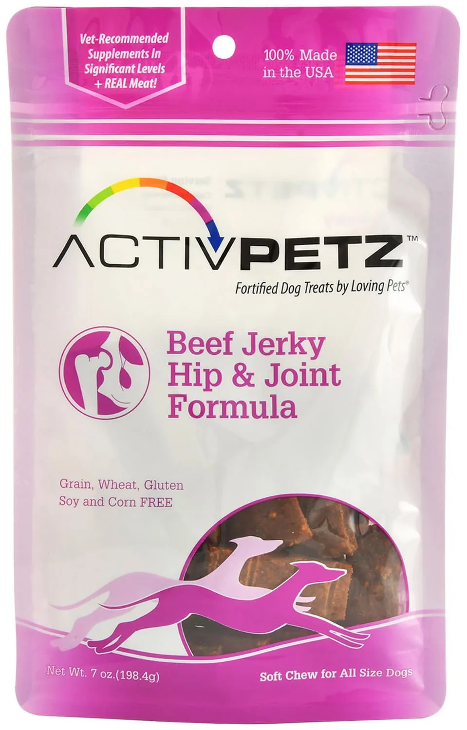 ActivPetz Hip & Joint Jerky Treats, Beef