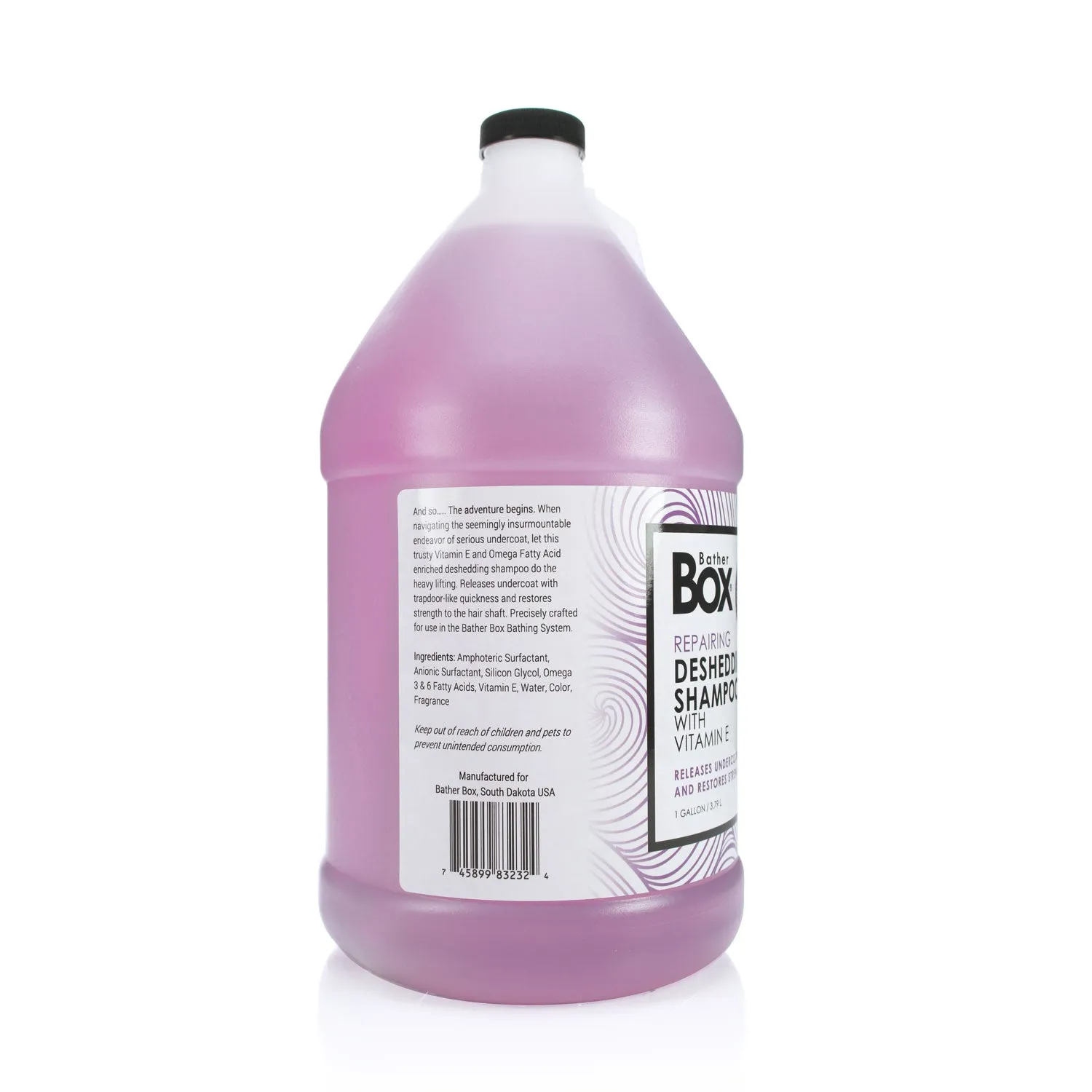 Bather Box Four (4) Pack Deshedding Shampoo 1 Gallon Jugs