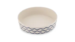 Beco Classic Bamboo Ocean Waves Cat Bowl 200ml
