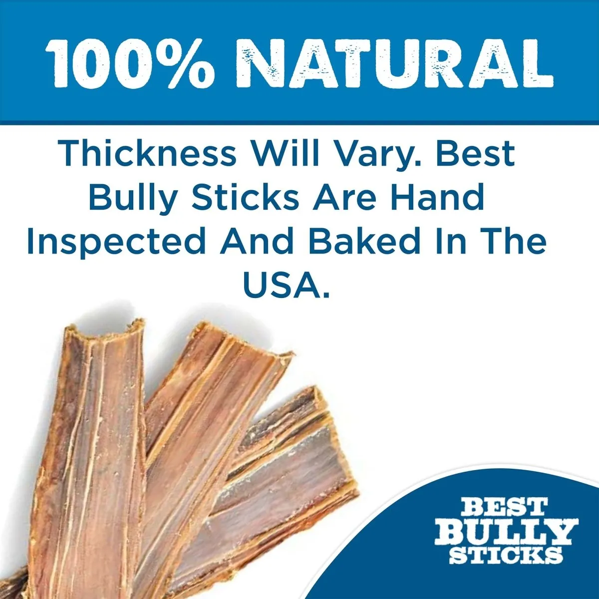 BEEF JERKY STRIPS FOR DOGS (25 PACK, 12 INCH)