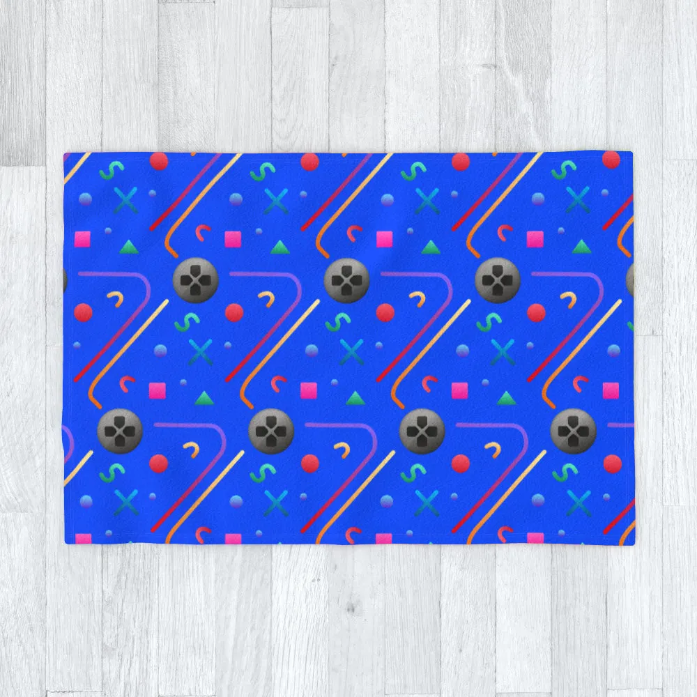 Blanket Throws - Controllerz Blue