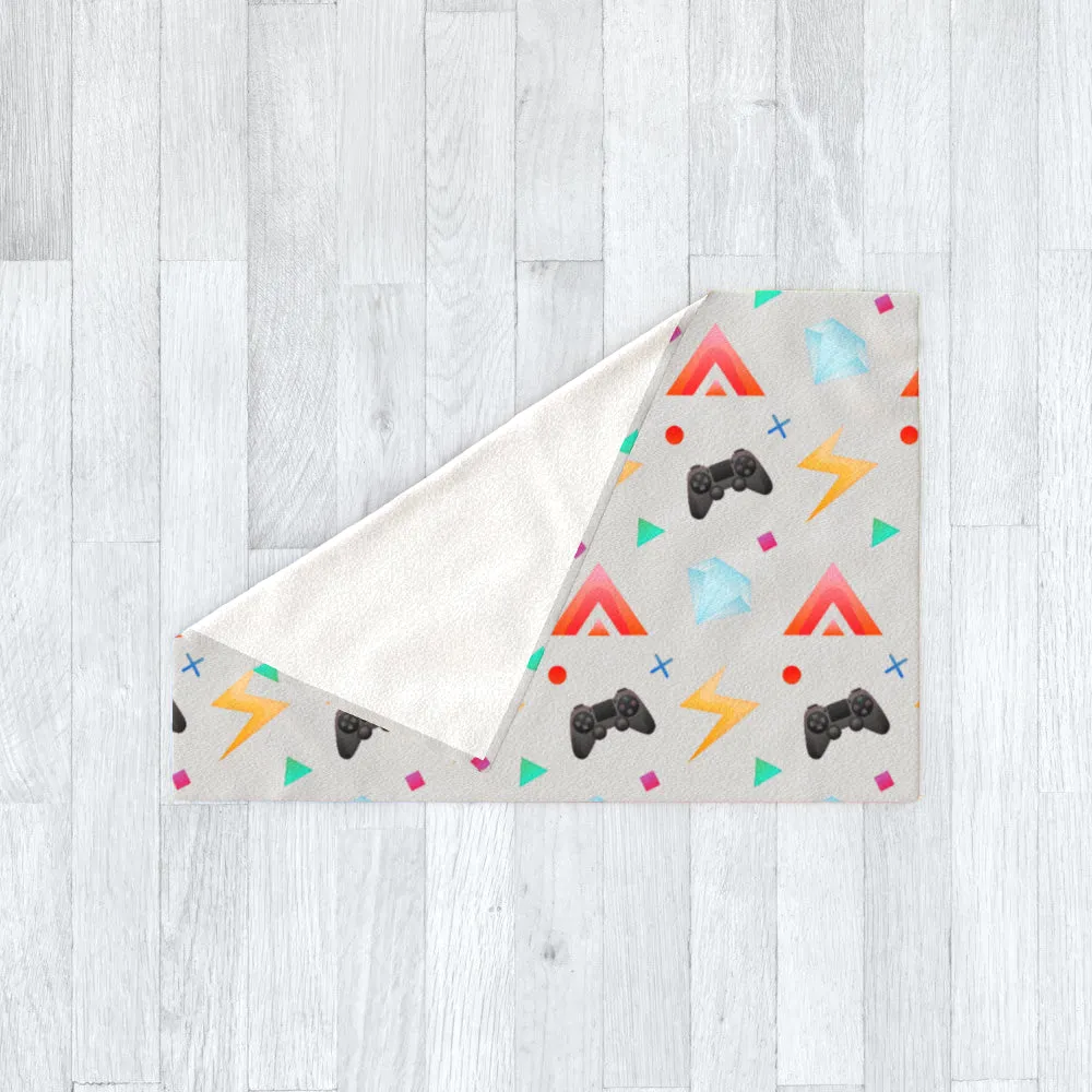 Blanket Throws - Gamers Play Grey