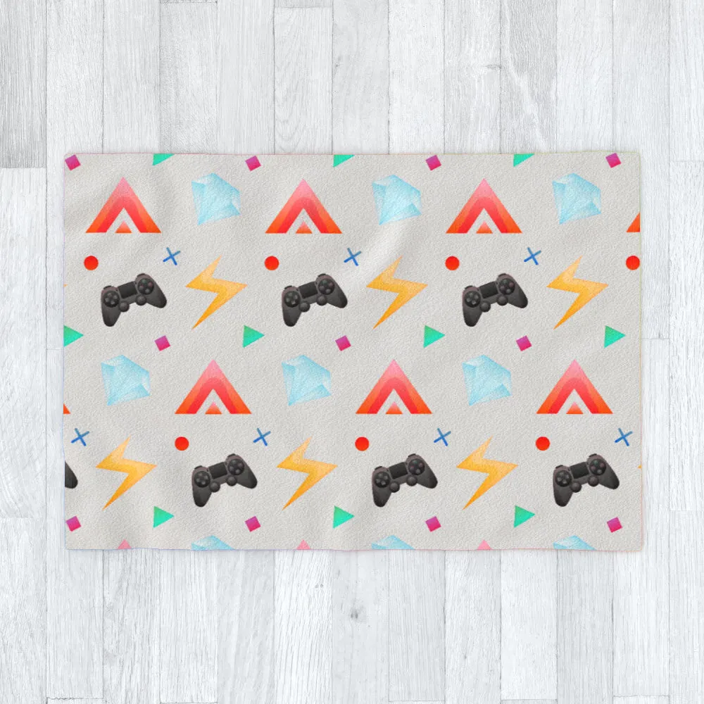 Blanket Throws - Gamers Play Grey
