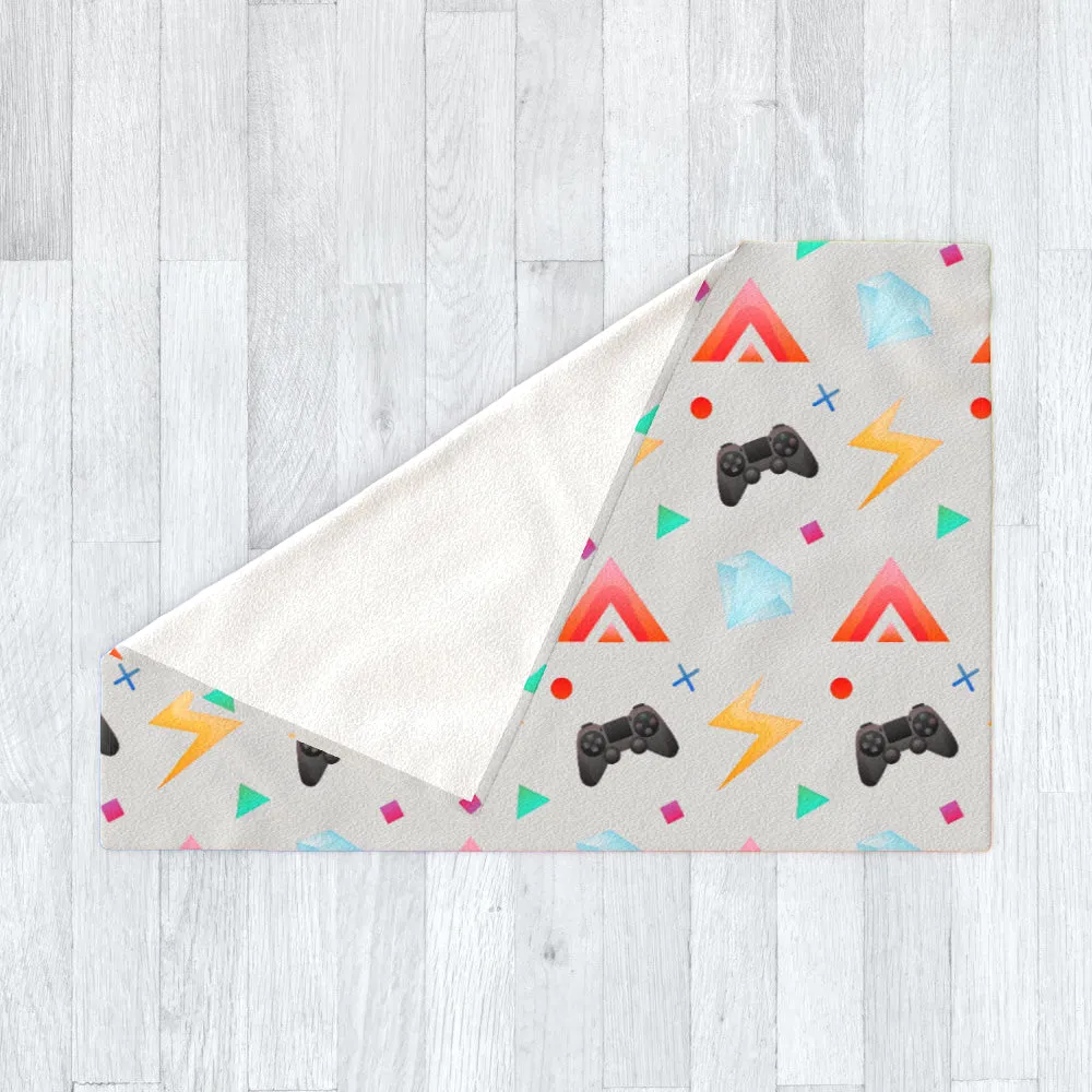Blanket Throws - Gamers Play Grey