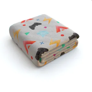 Blanket Throws - Gamers Play Grey