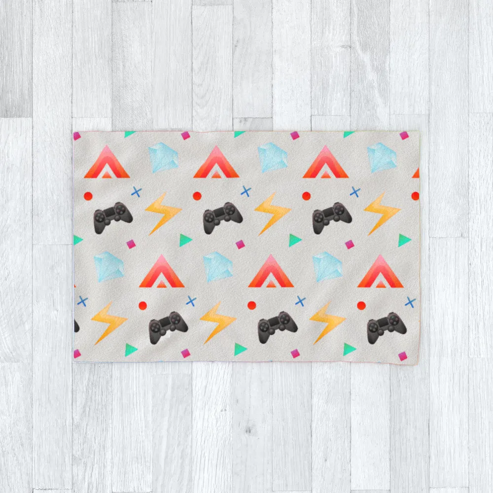 Blanket Throws - Gamers Play Grey