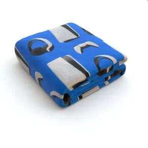 Blanket Throws - PS New Gaming Light Blue
