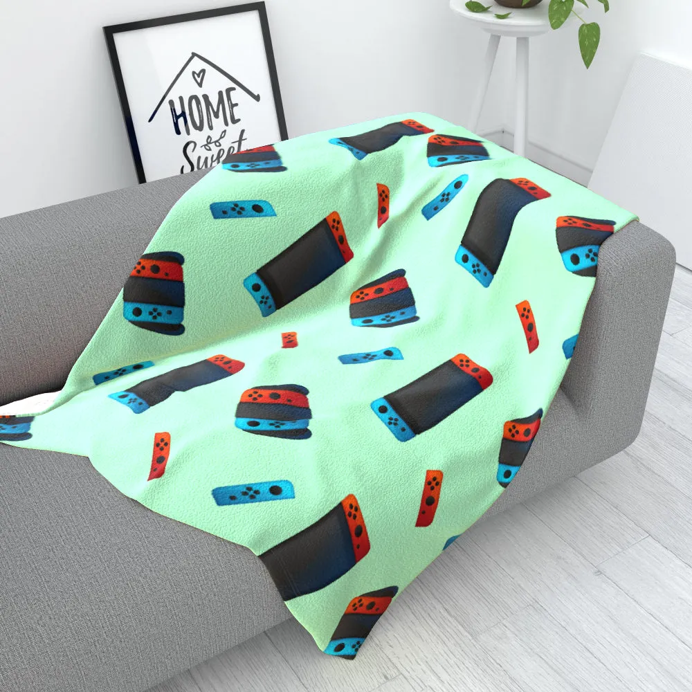 Blanket Throws - Switch Light Green