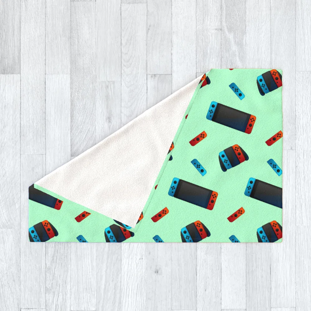Blanket Throws - Switch Light Green