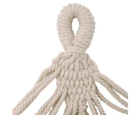Boho Macrame Hammock in Cream