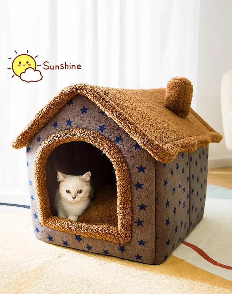 Cat Bed Sleep House Warm Cave