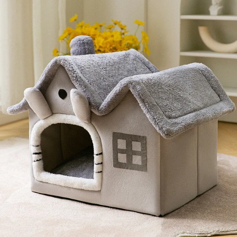 Cat Bed Sleep House Warm Cave