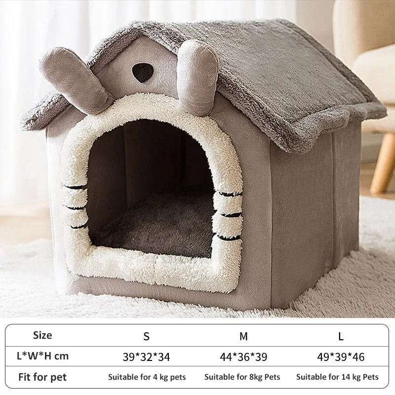 Cat Bed Sleep House Warm Cave
