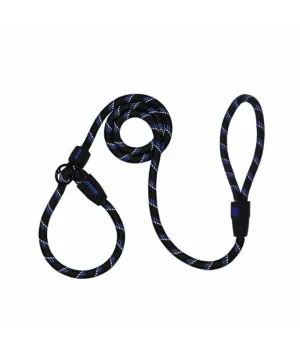 DOCO Reflective Rope - Slip On Collar Leash 5ft L Ø13mm X 150cm 30cm - Blue