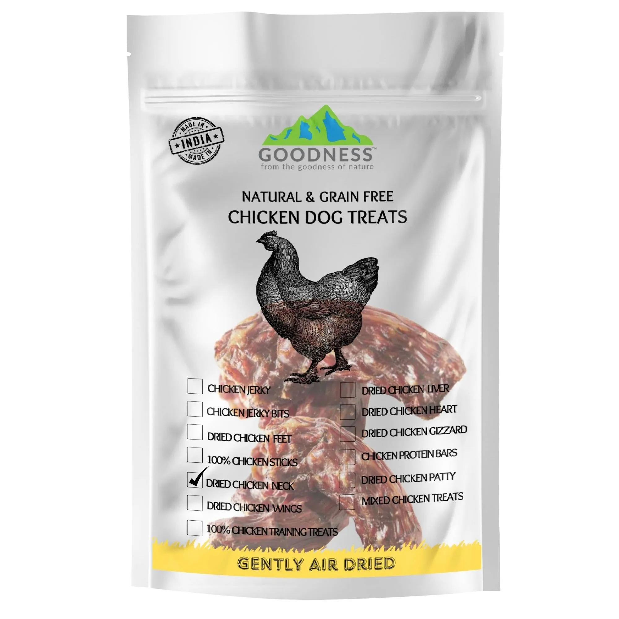 Dried Chicken Necks Dog Treats