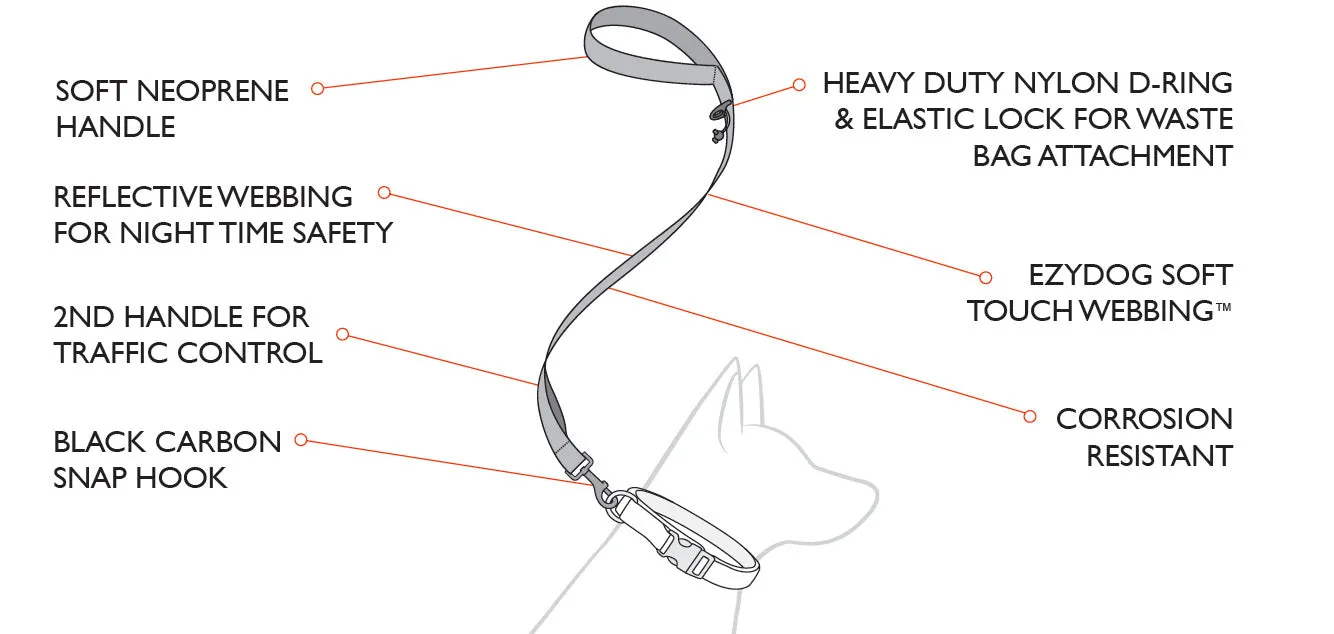 EzyDog Soft Trainer Leash