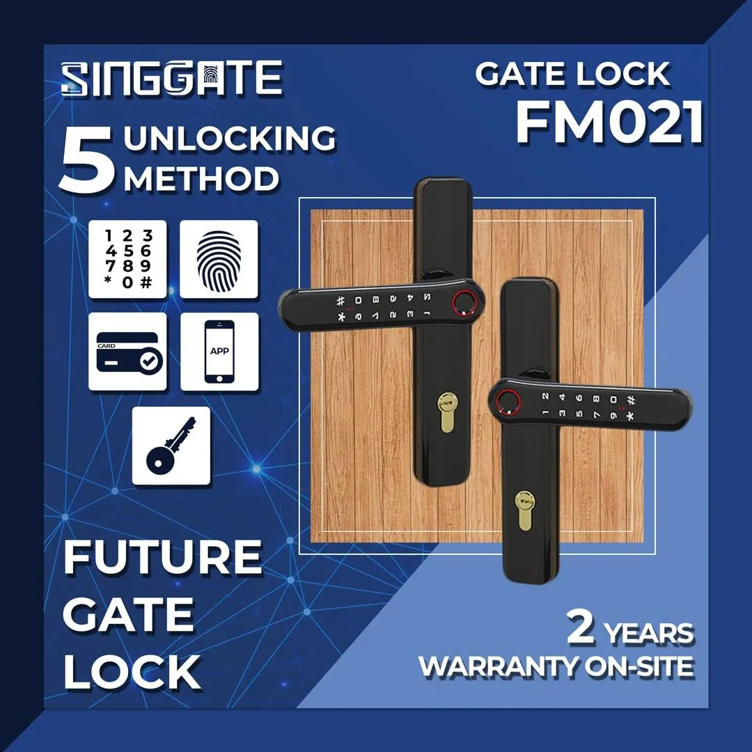 FR009 Door   FM021 Gate Digital Lock Bundle