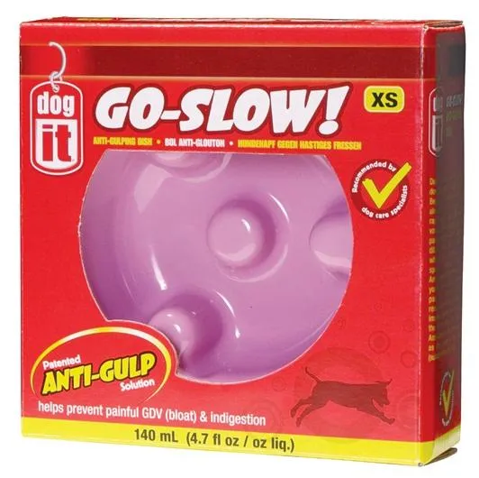Hagen Dogit Go-Slow Anti-Gulp Dog Bowl Small