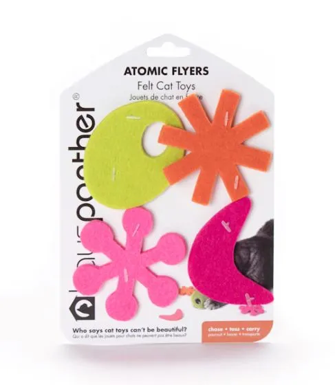 Hauspanther - Felt Cat Toys - Atomic Flyers