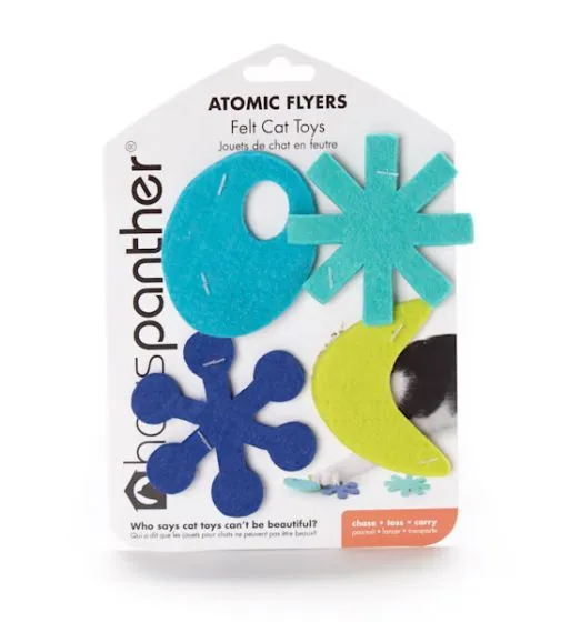 Hauspanther - Felt Cat Toys - Atomic Flyers
