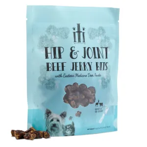 iti biti hip and joint treats - beef jerky bits (100g)