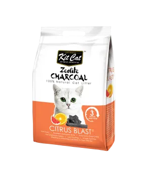 Kit Cat Zeolite Charcoal Citrus Blast 4kg