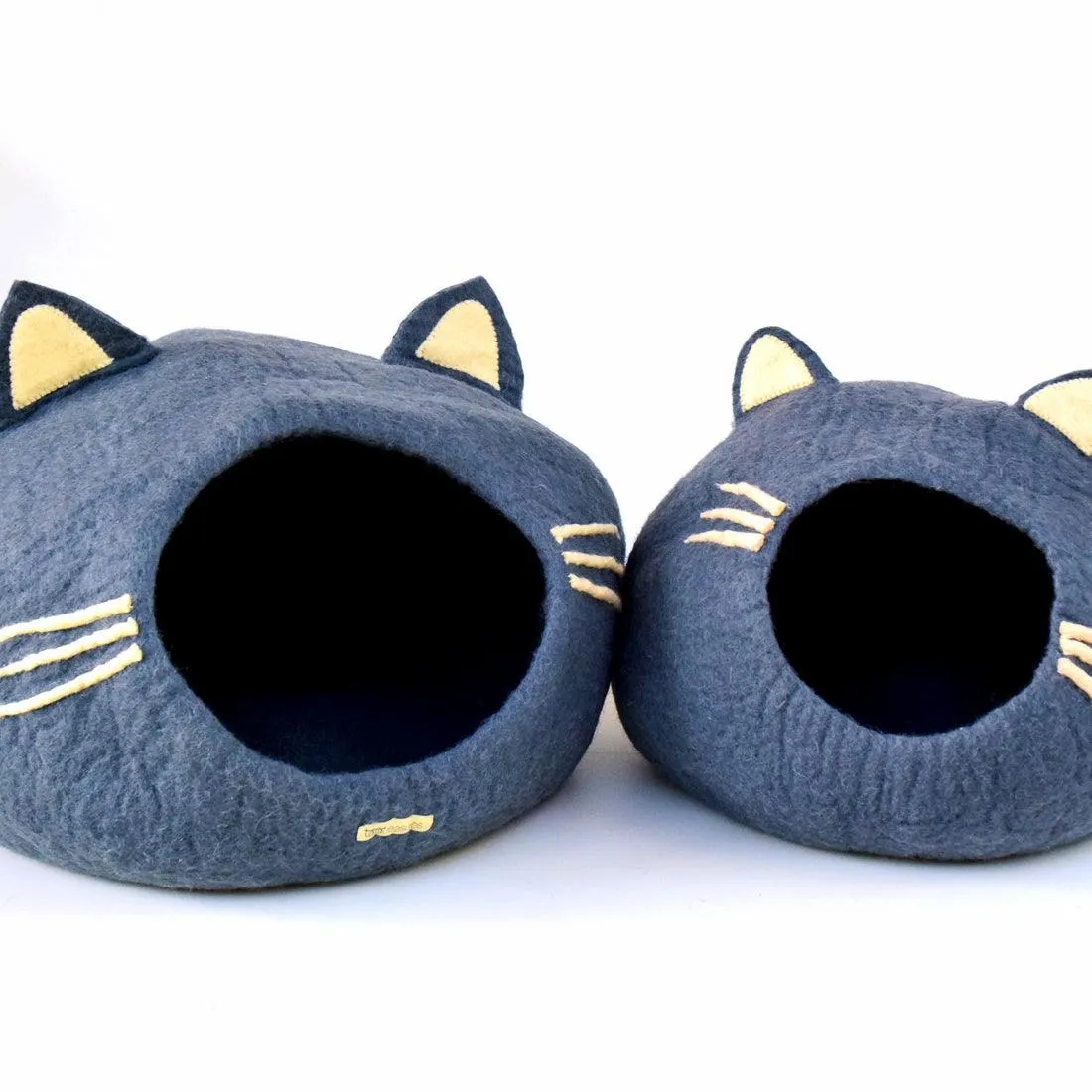 Large Cat Cave - Cat Head Dark Grey