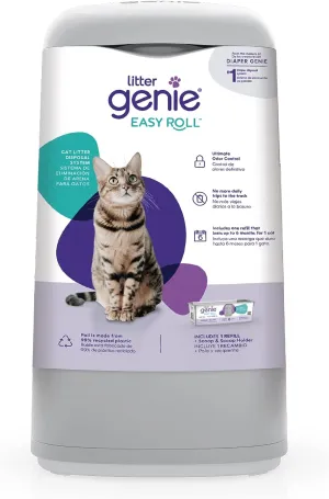 Litter Genie EZ Roll Litter Pail Disposal System
