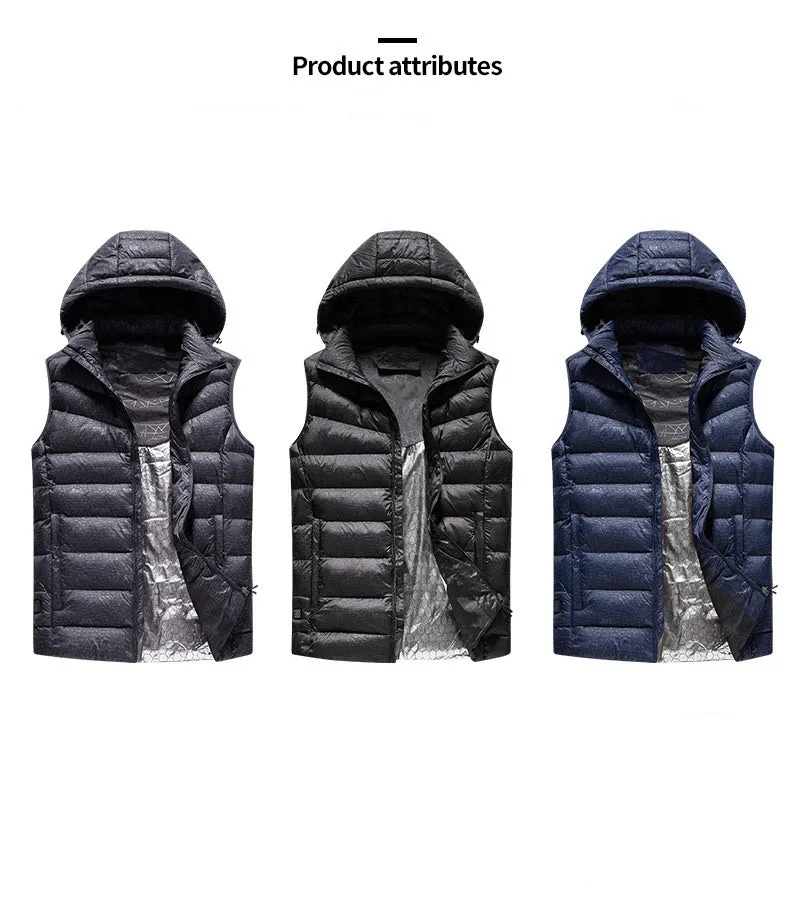 Men's Hooded Heated Gilet