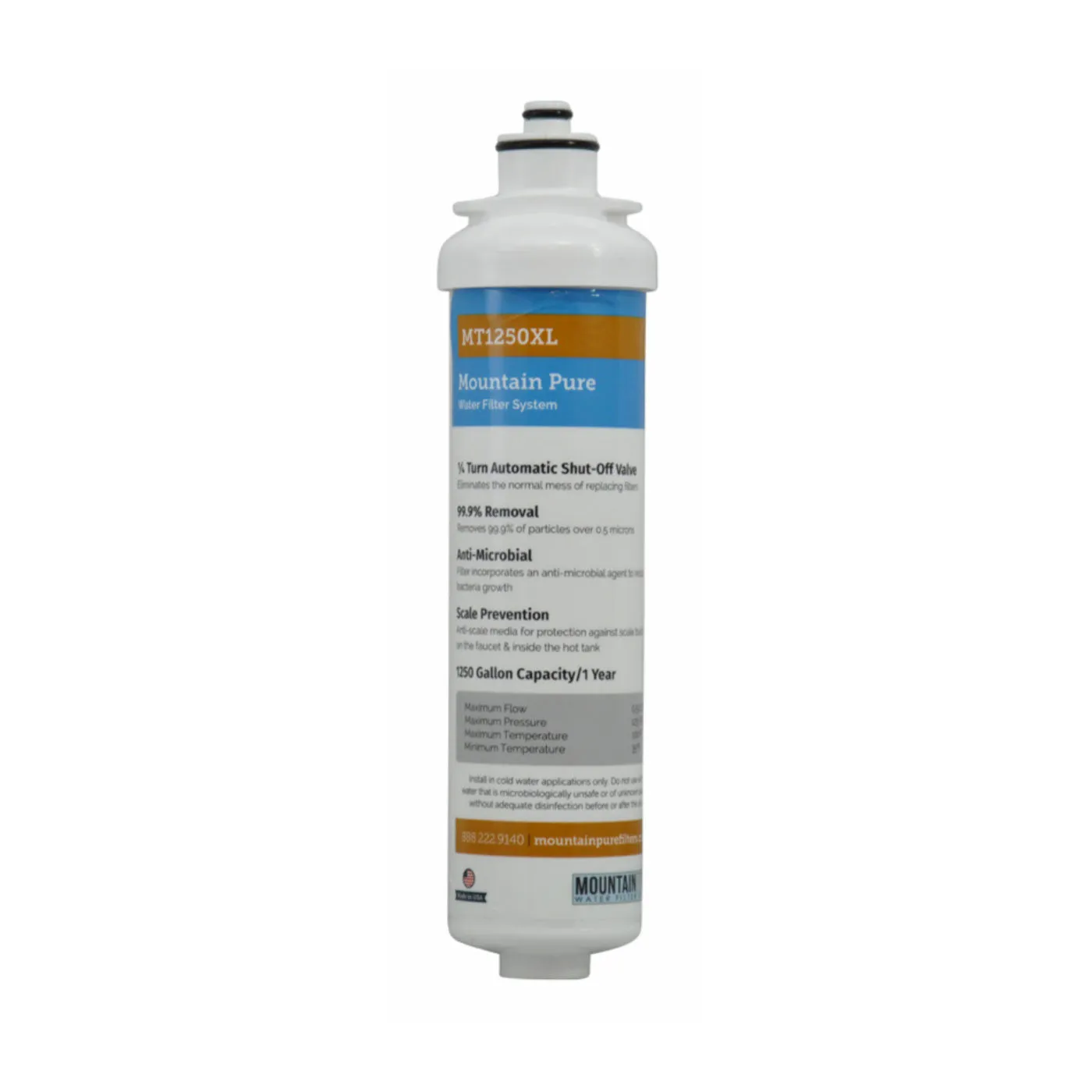 Mountain Plumbing MT1250XL/RFC Pure Plastic Canister Replacement Cartridge