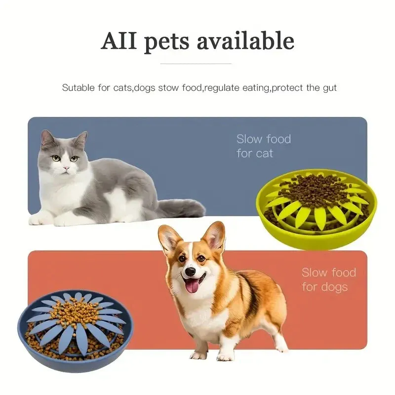 Multi-Functional Silicone Slow Feeder for Dogs - Anti-Choke, Easy Clean Design