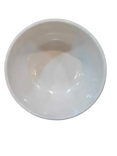 Narrow International Set of 6 Melamine Unbreakable Cereal Bowls Set - Soup Bowls, Lightweight Deep Bowl for Kitchen and Family Dinner, Dishwasher Microwave Safe, Premium White
