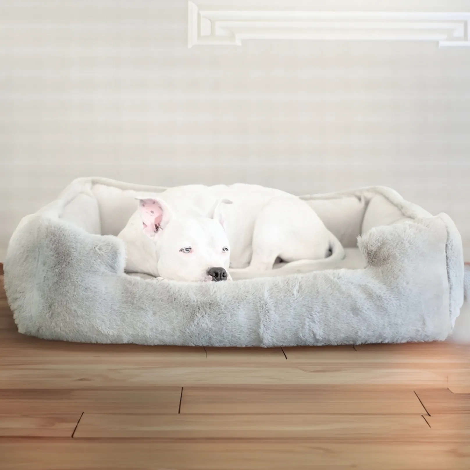 NEW: Ruby Puff® Ortho Lounger Companion-Pedic® Luxury Dog Bed
