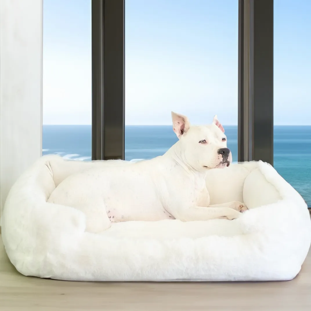 NEW: Ruby Puff® Ortho Lounger Companion-Pedic® Luxury Dog Bed