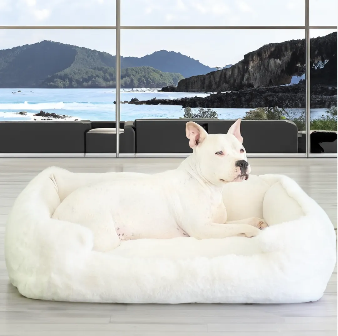 NEW: Ruby Puff® Ortho Lounger Companion-Pedic® Luxury Dog Bed