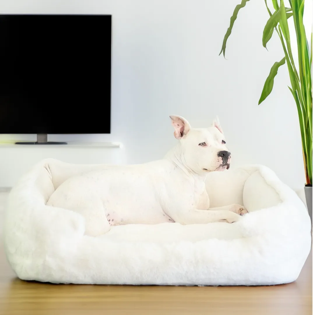 NEW: Ruby Puff® Ortho Lounger Companion-Pedic® Luxury Dog Bed