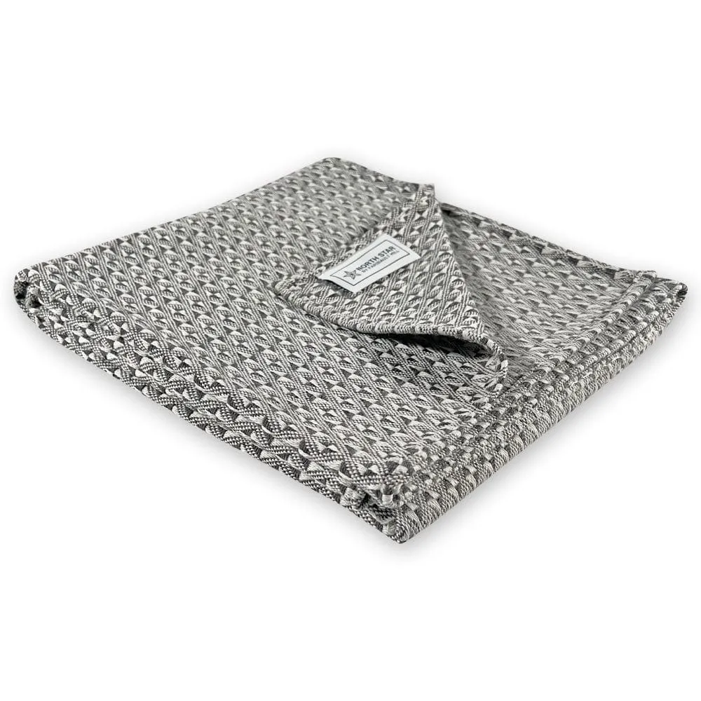 North Star Point Twill Alzheimer's Throw - Gray