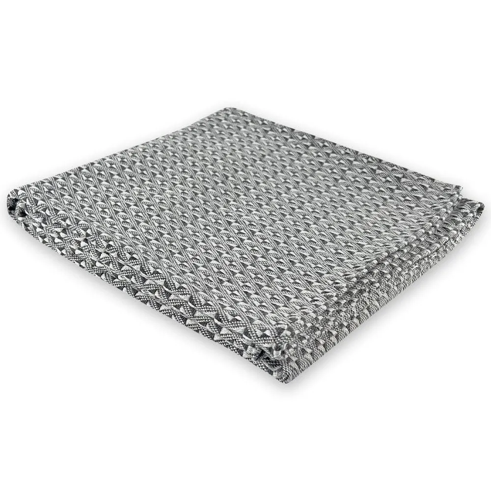 North Star Point Twill Alzheimer's Throw - Gray