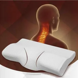 Orthopedic Latex Neck Pillow - Memory Foam Pain Release Pillow