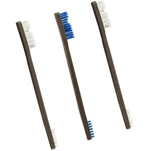 Otis All Purpose Brushes Nylon-bronze-stainless Steel 3 Pk.