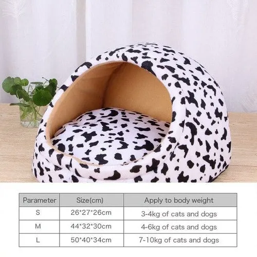 Pet Dog House Winter Warm Mat Breathable Cave Basket Soft Pet Sofa