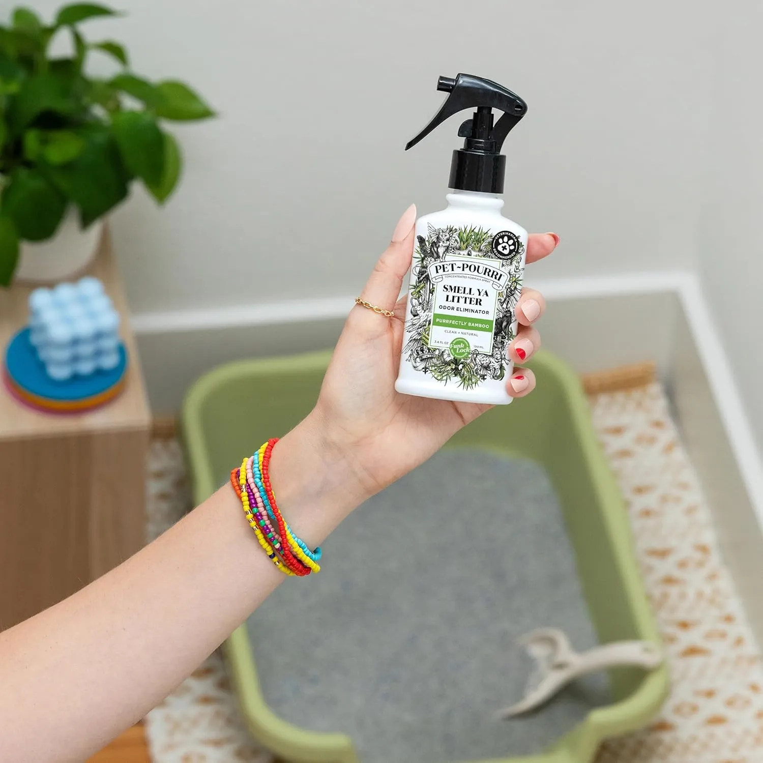 Pet-Pourri Smell Ya Litter Box Odor Freshener Spray - 3.4 oz.