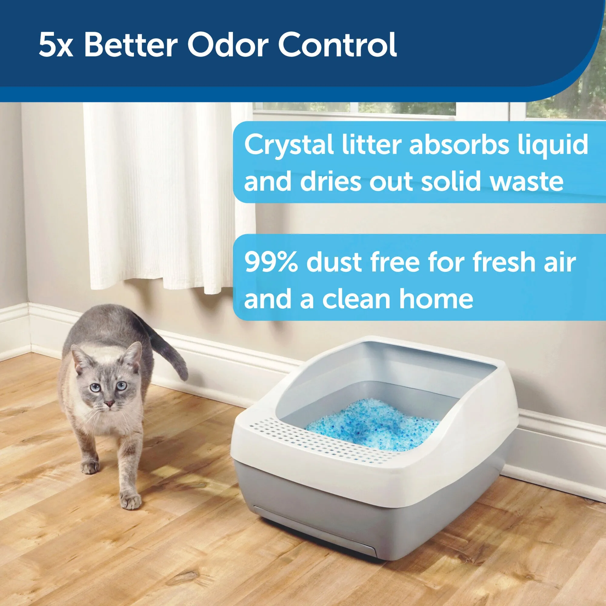 PetSafe ScoopFree Premium Blue Crystal Litter - 2 Pack