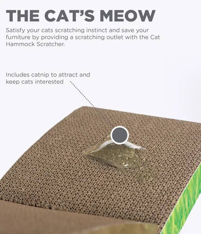 Petstages Easy Life Hammock Cat Scratcher (5.3" H x 21" L x 9.45" W)