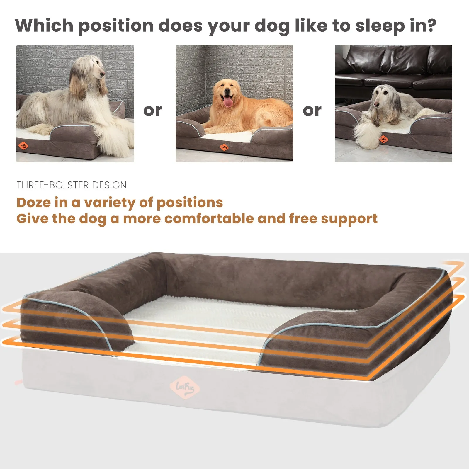 Premium Orthopedic Dog Sofa Bed