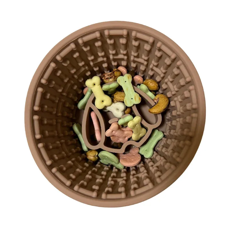Silicone Slow Feeder for Pets - Anti-Choke Licking Pad for Cats and Dogs