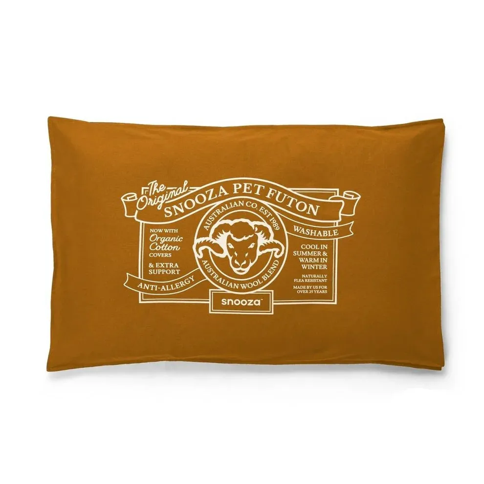 Snooza Cotton Canvas Pet Futon Caramel Dog Bed Original^^^