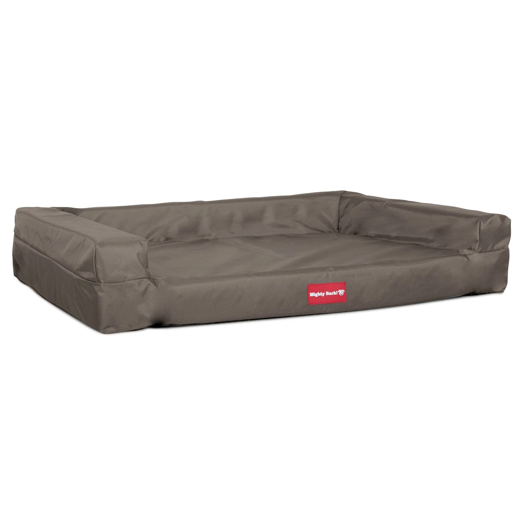 The Bench - Orthopedic Memory Foam Dog Bed - Waterproof Grey