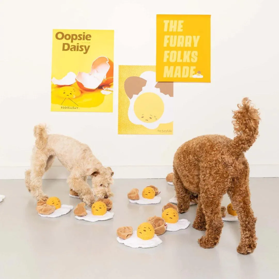 The Furryfolks Eggcellent Nosework Toy